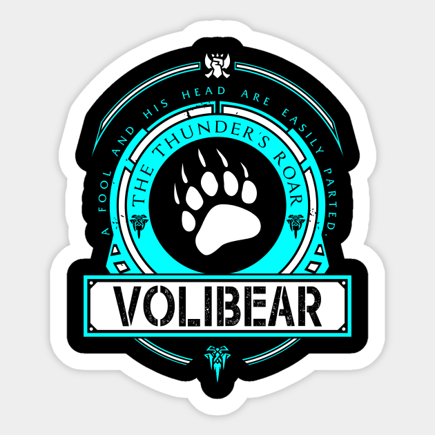 VOLIBEAR LIMITED EDITION League Of Legends Sticker TeePublic